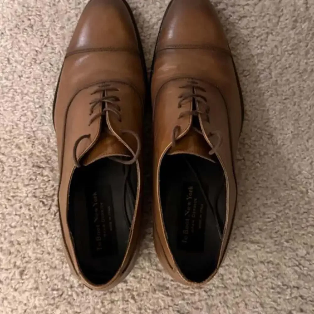 To Boot New York Firenza Cap Toe Oxford Dress Shoes Tan 11